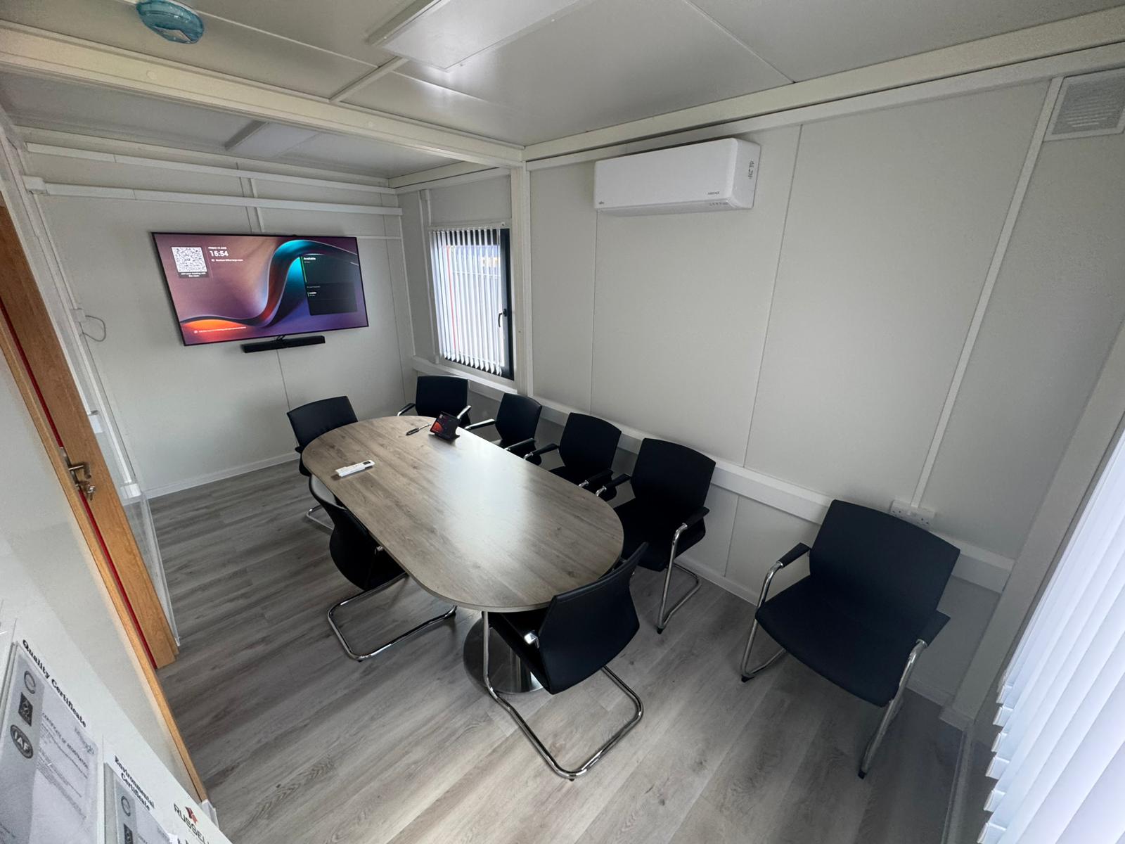 KC Modular Buildings steel-frame commercial building handover Staffordshire