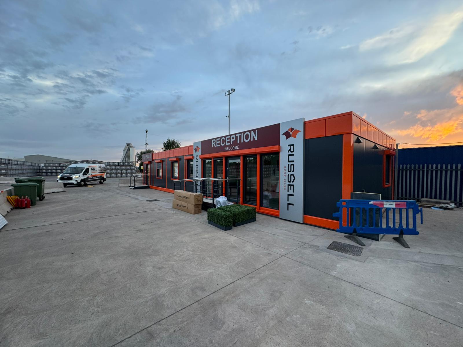 Interior or close project detail of premium modular building handed over in Burton-on-Trent