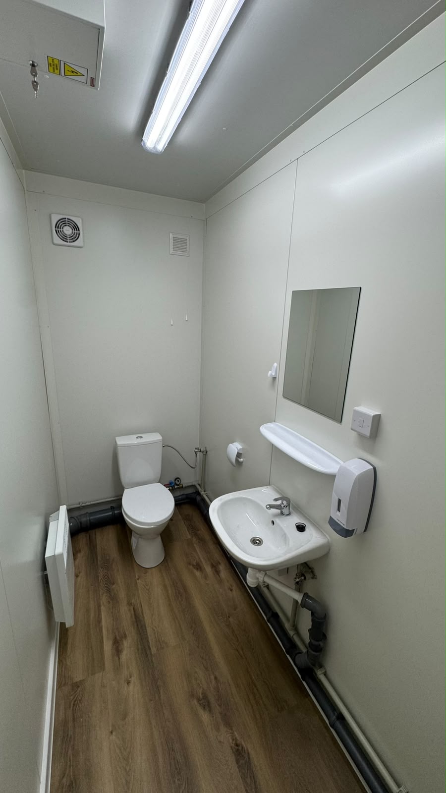 12m x 6m modular office project view from site