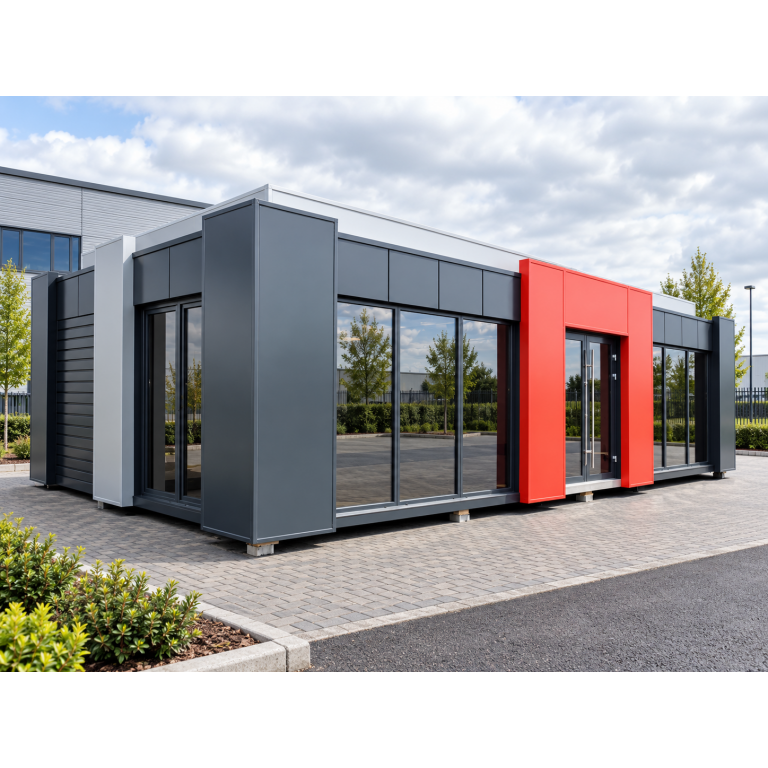 12m x 6m modular building Model Curry Portable Modular Building – 12m × 6m Shell & Core