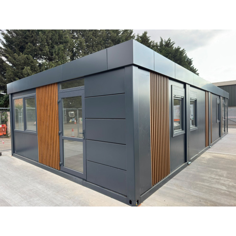 Premium ISO frame portable cabin, modular office building By KC cabins solutions Ltd_138 Premium ISO Frame Site Office – 40ft × 20ft