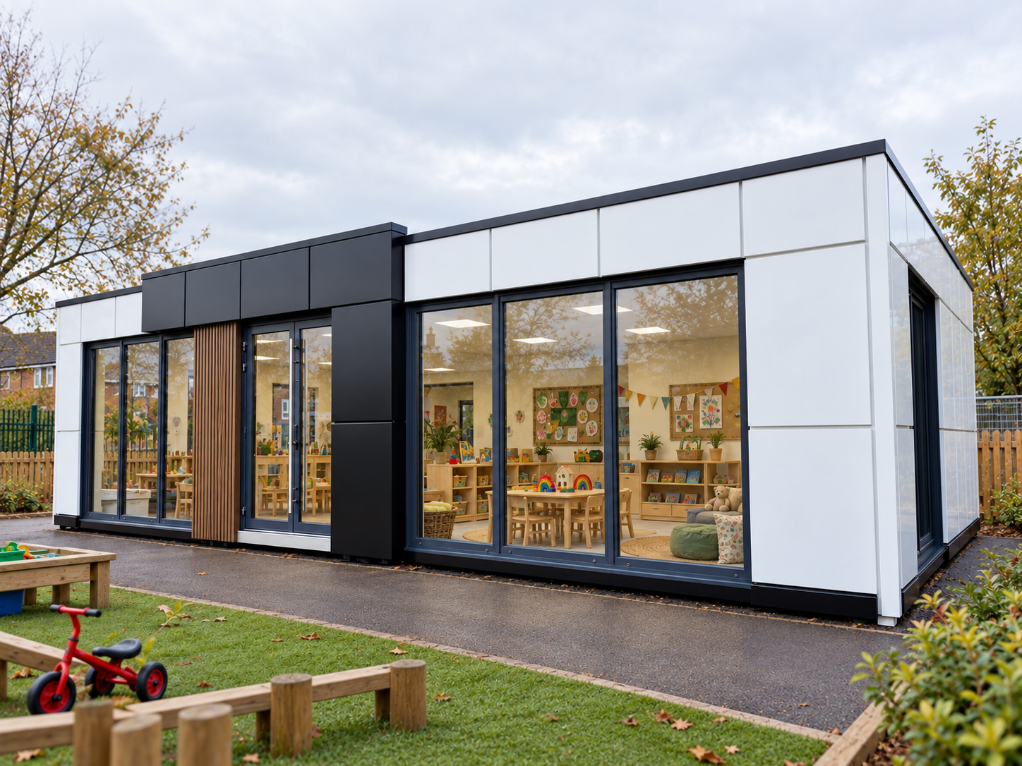 Curry Wimbledon Modular Nursery Building – 12.6m × 6.3m | KC Bespoke