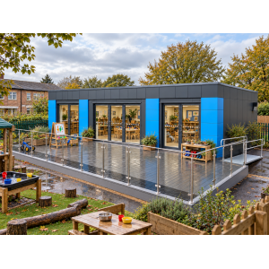 Hi-Tech Modular Nursery Building – 12.6m × 6.3m | KC Bespoke